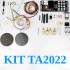 AUDIOPHONICS TRIPATH TA2022 DIY Stereo Amplifier Kit Silver 60W 8Ohm
