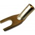 MUNDORF Spade Pure Copper OFC Gold plated Angled Ø8mm (La paire)