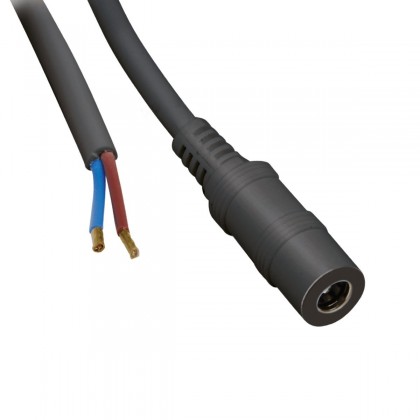 Câble Jack vers câble nu DC 5.5mm / 2.1mm 2.5m