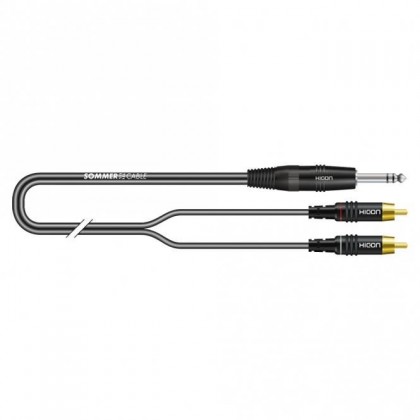 SOMMERCABLE ONYX 2025 MKII cable JACK 6,3mm - 2 RCA 2.5m