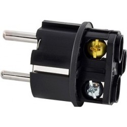 FURUTECH FI-E50 (R) Rhodium plated Schuko Connector - Carbon Ø 20mm