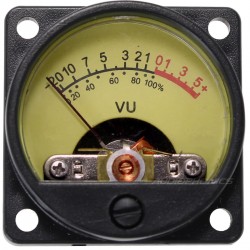 TEK Vumétre Rond rétroéclairage jaune dB Ø 34 mm