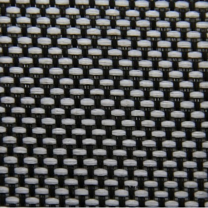 Tissu Acoustique pour grilles Hauts Parleurs (blanc et noir) 150x100cm