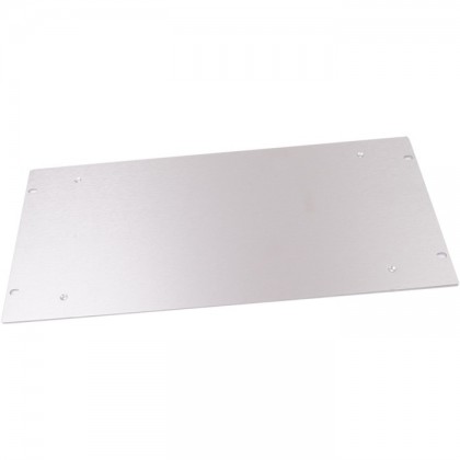 HIFI 2000 Facade aluminium 4mm Silver pour boitier Slimline 1U