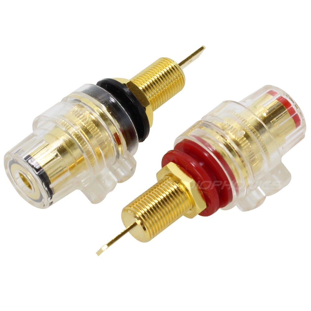 ELECAUDIO BP-208 Gold plated isolated Binding post (Pair)