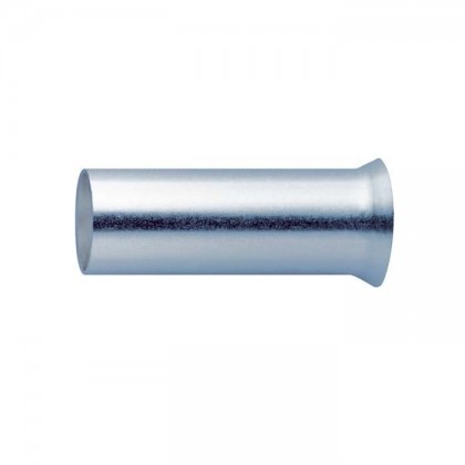 Embouts de câble plaqués Argent 2.5mm² (7.5mm) x10