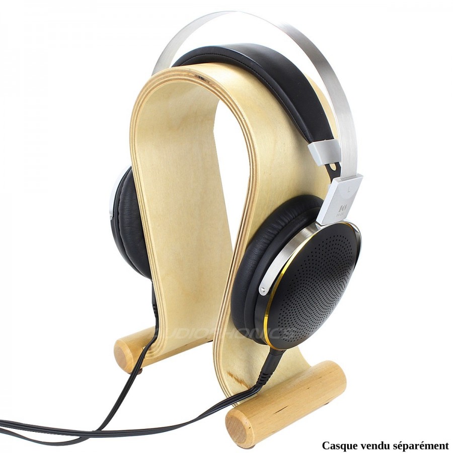 Audiophonics - DYNAVOX KH-500 Support de Casque Bois HiFi Bouleau