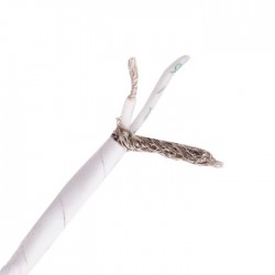 Balanced interconnect cable plated Copper PTFE 2x0.25mm² Ø3mm