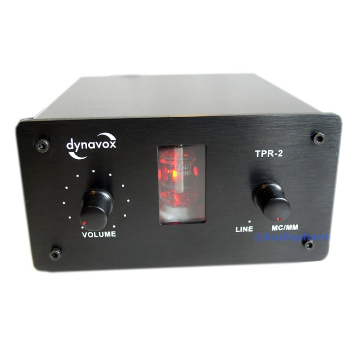 DYNAVOX TPR-2 Tube Preamplifier with Phono input (MC / MM) Black