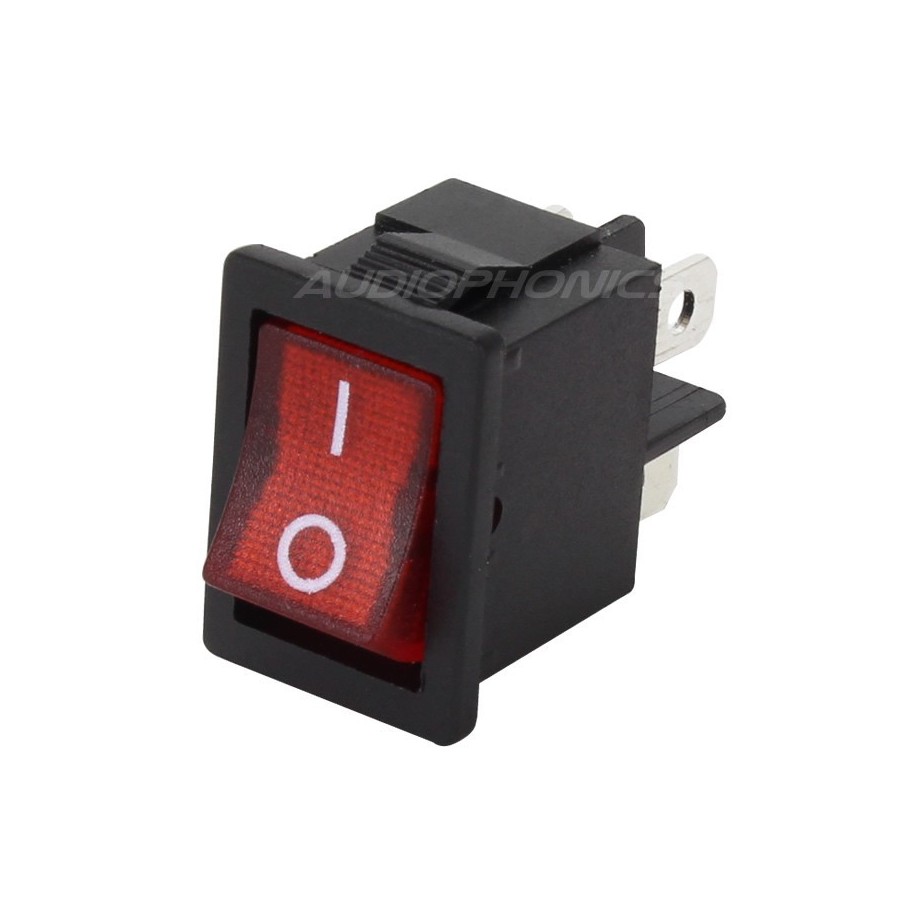 Red light switch 250V 3A Audiophonics