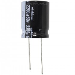 Nichicon Condensateur électrolytique Audio 50V. 2200µF