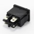 2 Pole Toggle Switch ON-OFF 250V 3A Black