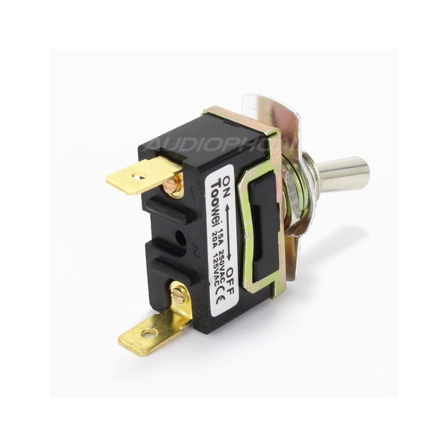 Kopp Interrupteur à Bascule 1 Pôle 250V 2A - Câble Avec Décharge De Traction - Transparent
