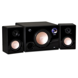 HiVi SWANS M10 HiFi Kit d'enceintes 2.1 de qualité Hi-Fi noir