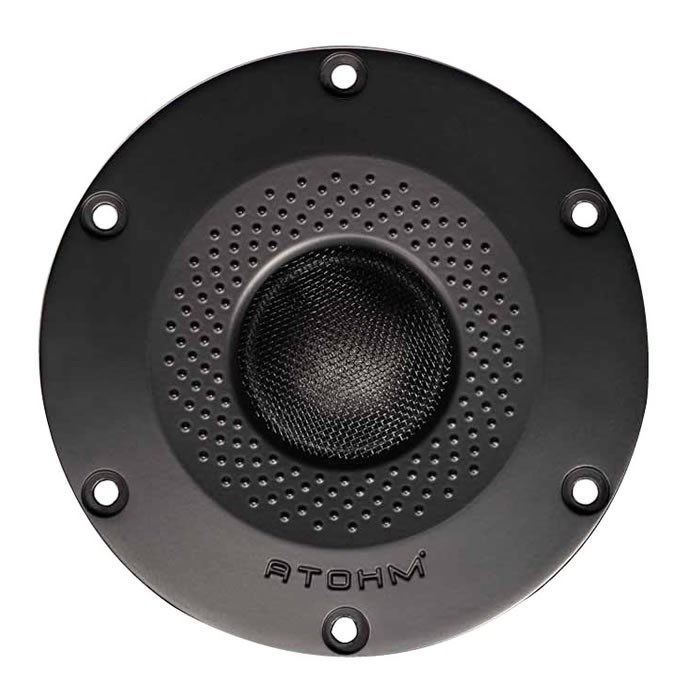 ATOHM SD28ND04RD Haut-Parleur Tweeter à Dôme Soie Néodyme 100W 4 Ohm 98dB Ø2.8cm