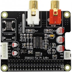 AUDIOPHONICS I-Sabre DAC ES9023 Raspberry Pi A+ B+ 2.0 / I2S