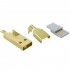 DIY USB type A Plug Gold Plated 3µ