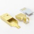 DIY USB type A Plug Gold Plated 3µ