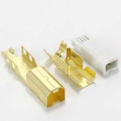 Connecteur USB mâle Type B DIY doré1