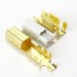 DIY USB type B Plug Gold coated