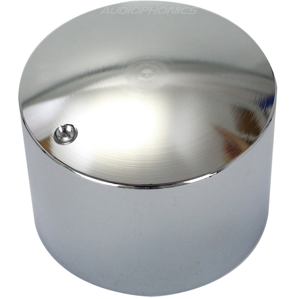 Knob Aluminium D Shaft 39x30mm Ø6mm Chrome