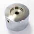 Knob Aluminium D Shaft 39x30mm Ø6mm Chrome