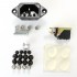 Box / Case DIY for amplifier 100% Aluminium 380x168x56mm