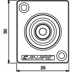 CANARE RJ-BCJRU Embase RCA Haute performance 75 Ohm