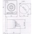 CANARE RJ-BCJRU Embase RCA femelle vers BNC femelle Passe cloison 75 Ohm