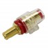 ELECAUDIO BP-202 24k Gold Plated Acrylic Insulation Terminals (Pair)