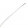 Cable Mono-Conductor Silver plated Copper PTFE 0.12mm² white