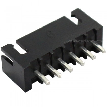 6 channels XHP male plug XHP-6/TJC3 black (Unit)