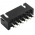 XH 2.54mm Male Socket 6 Channels Black (Unit)