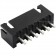 6 channels XHP male plug XHP-6/TJC3 black (Unit)
