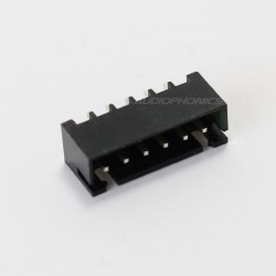 6 channels XHP male plug XHP-6/TJC3 black (Unit)
