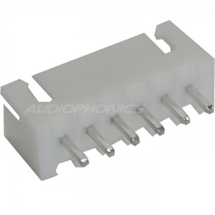 6 channels XHP male plug XHP-6 white (Unit)