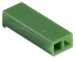 AMP 2.54mm Female Casing 3 Channels Green (x3)