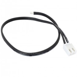 XH 2.54mm Female to Bare wire Cable 2 Poles 1 Connector Black 20cm (Unit)