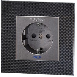 FURUTECH FT-SWS NCF plated Schuko Wall plate