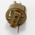 YARBO GY-901FP-R Schuko Type E/F Power Connector Rhodium Ø12.5mm