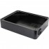 100% Aluminium DIY Box / Case round corners 272x212x60mm Black