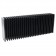 Heat Sink Radiator Black Anodized 299x114x48mm Black