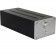 100% Aluminium DIY Box / Case angled corners 272x212x60mm Black