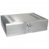 100% Aluminium Drilled DIY Box / Case for amplifier 439x307x119mm Silver