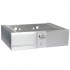 Boîtier DIY pour Amplificateur Pré-Percé 100% Aluminum 439x307x119mm Argent