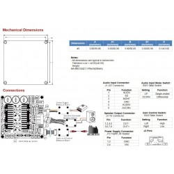 SURE AA-BK31442 800W Class D Audio Amplifier T-AMP 2 Ohm