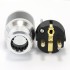 ELECAUDIO PS-26GC Plug Sector Schuko Carbon Gold 24K 3μ Ø16.5mm