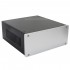 DIY Aluminum Black Case for Amplifier 219x228x89mm