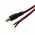 Power Cable Jack DC 5.5 / 2.1mm Male to bare wire 1m (Pair)