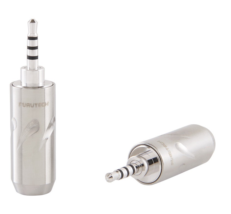 FURUTECH FT-7254 (R) Connecteur Jack 2.5mm plaqué Rhodium Ø5mm (Unité)